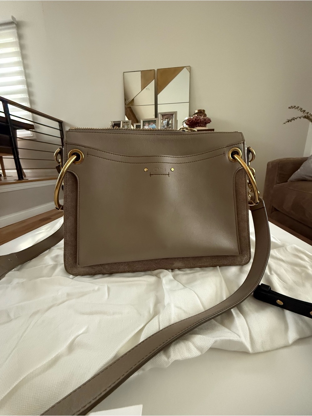 Chloe Roy Medium bag Leather Shoulder with Gold Hardware